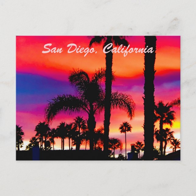 Greetings from San Diego | Customizable  Postcard (Front)