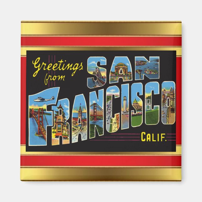 Greetings from San Francisco Magnet (Front)