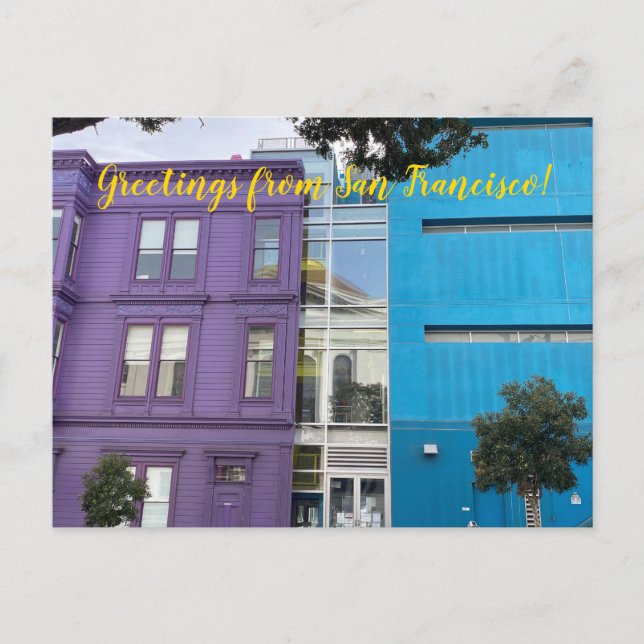 Greetings from San Francisco! Postcard (Front)