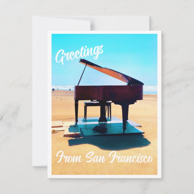 Greetings from San Francisco Thank You Card (Front)