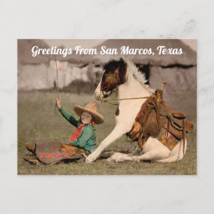 Greetings From San Marcos, Texas Postcard