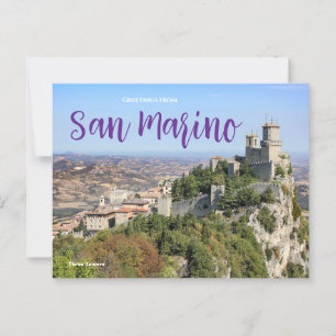 Greetings from San Marino Postcard
