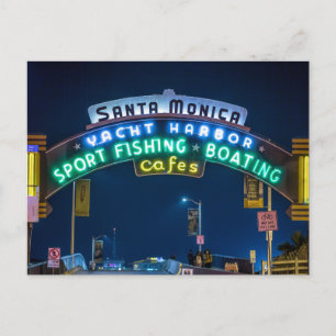 Greetings From Santa Monica, California Postcard