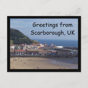 Greetings from Scarborough, UK postcard