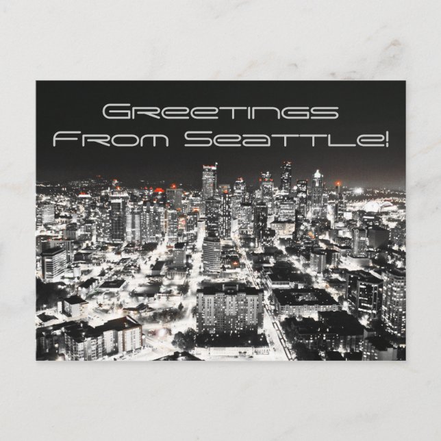 Greetings From Seattle, Postcard (Front)