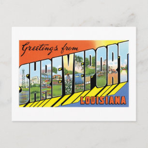 Greetings from Shreveport, Louisiana Postcard