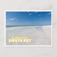 Greetings from Siesta Key Florida Beach Vintage