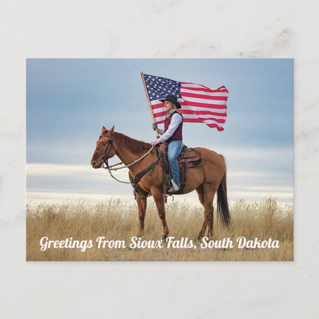 Greetings From Sioux Falls, South Dakota Postcard (Front)