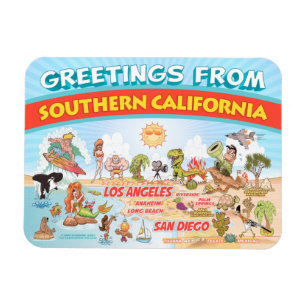 Greetings from Southern California Magnet