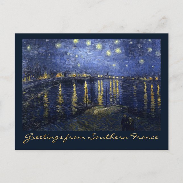 Greetings from Southern France Postcard (Front)