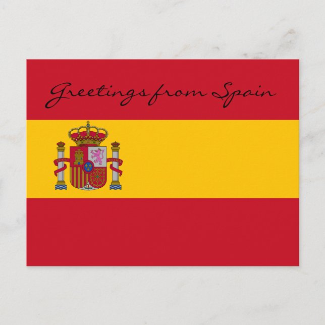 Greetings From Spain  Postcard (Front)