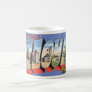 Greetings from St. Louis_Vintage Travel Poster Coffee Mug