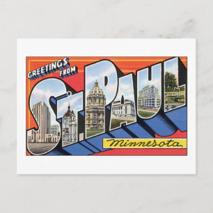 Greetings from St. Paul, Minnesota Postcard