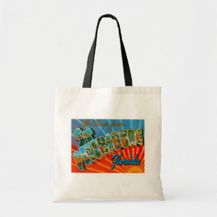 Greetings From St. Petersburg Florida Tote Bag