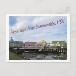 Greetings from Summerside, PEI! Postcard