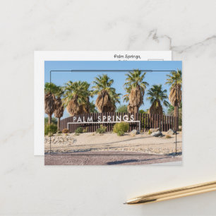 Greetings from Sunny Palm Springs, California Postcard