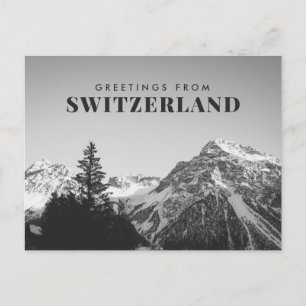 Greetings from Switzerland Postcard