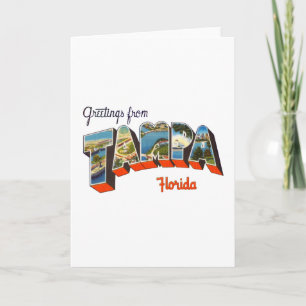 Greetings from Tampa, Florida Card