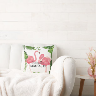 Greetings from Tampa, Florida Cushion