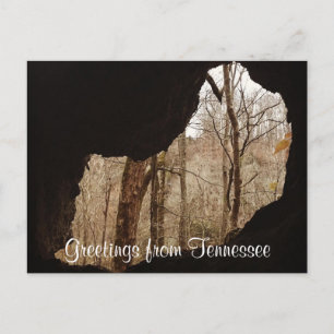 GREETINGS FROM TENNESSEE dynamic rock photo Postcard