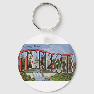Greetings From Tennessee Key Ring