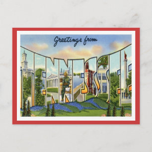 Greetings From Tennessee Postcard