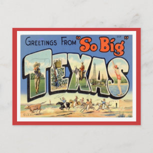 Greetings From Texas Postcard