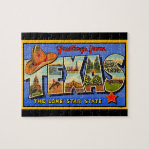 Greetings from Texas the Lone Star State Puzzle