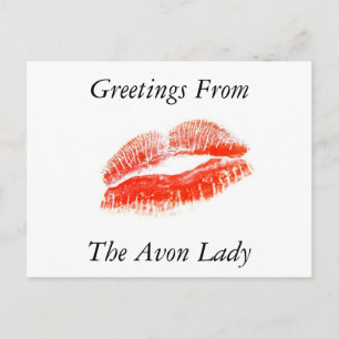 Greetings From The Avon Lady Post Card