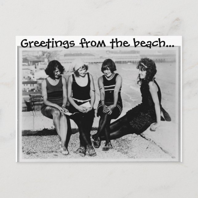 Greetings from the Beach Postcard (Front)