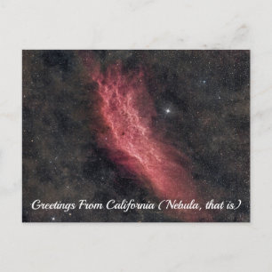 Greetings From The California Nebula Postcard