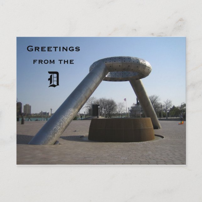 Greetings from the D Postcard (Front)