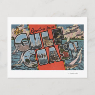 Greetings from the Gulf Coast Postcard