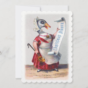 Greetings from the Holiday Goose Invitation