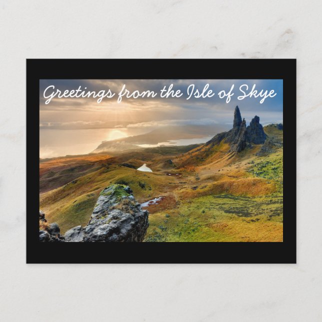 Greetings from the Isle of Skye Postcard (Front)