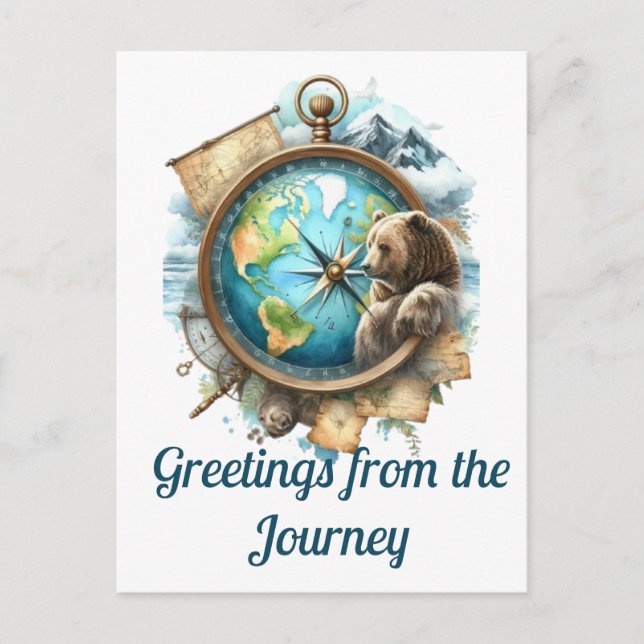 Greetings from the Journey Postcard (Front)