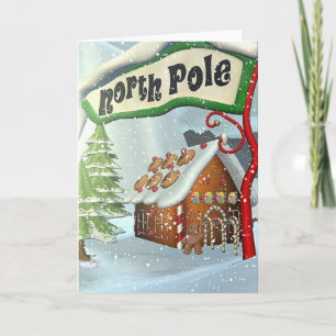 Greetings from the North Pole Holiday Card