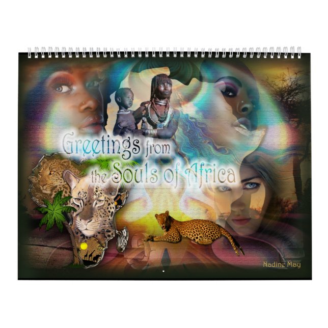 Greetings from the souls of Africa Calendar (Cover)