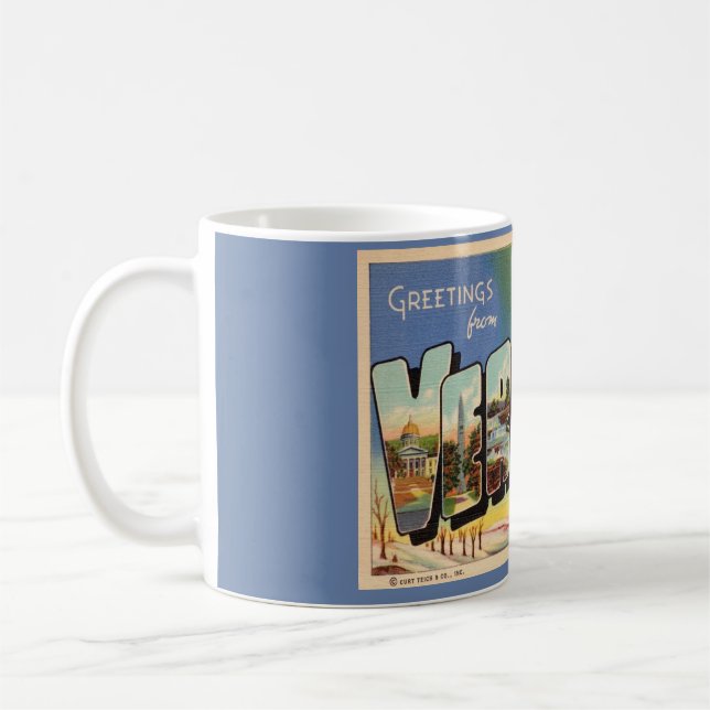  Greetings From the State of Vermont Mug (Left)