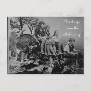 Greetings from the Whole Gang Postcard