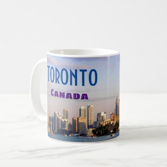 Greetings from Toronto Canada Coffee Mug Cup (Front Left)