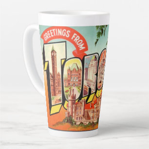 Greetings from Toronto Canada Latte Mug