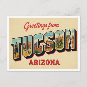 Greetings from Tucson AZ Postcard