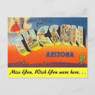Greetings from Tucson Postcard