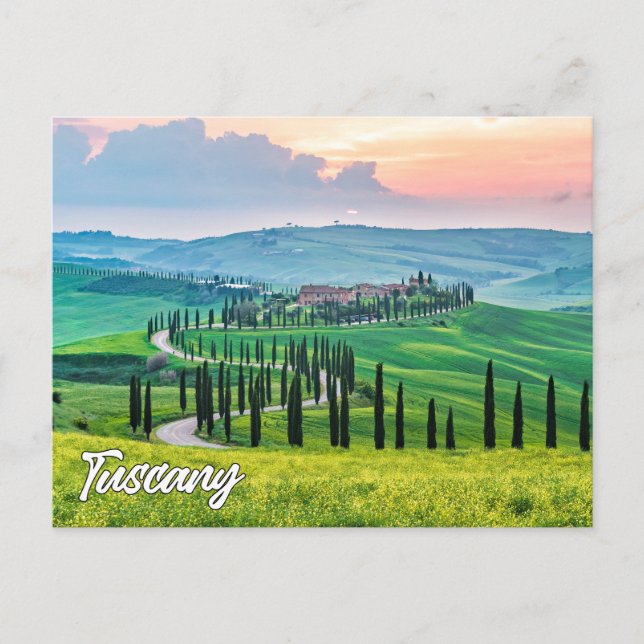 Greetings From Tuscany, Italy Postcard (Front)