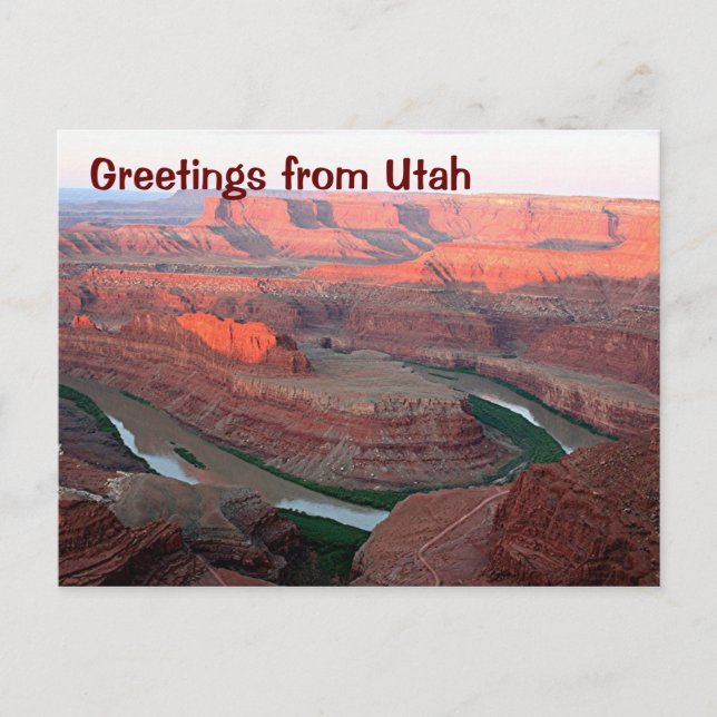 Greetings from Utah: Dead Horse Point State Park 3 Postcard (Front)