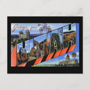 Greetings from Utah Postcard