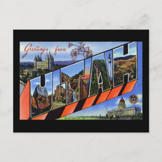 Greetings from Utah Postcard