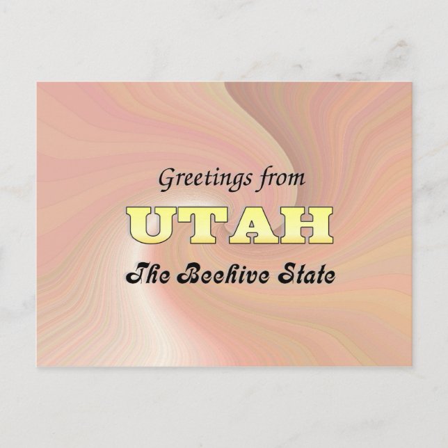 Greetings from Utah Postcard (Front)