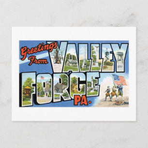 Greetings from Valley Forge, Pennsylvania! Postcard